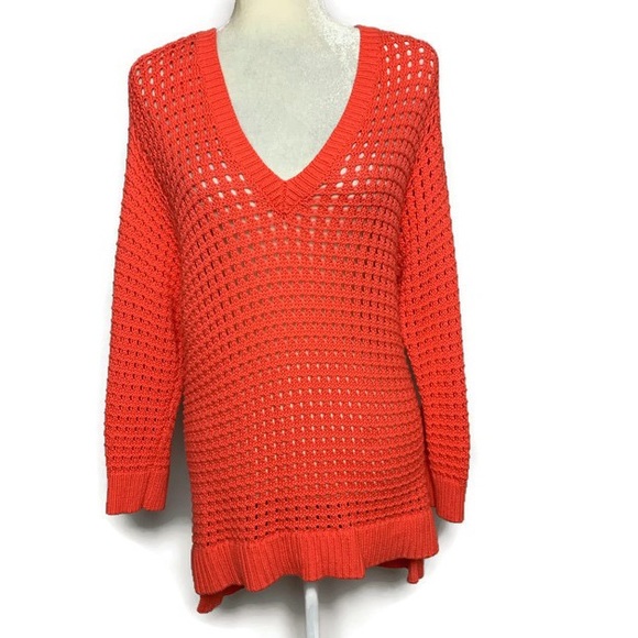 MICHAEL KORS | orange knit sweater - Picture 2 of 6